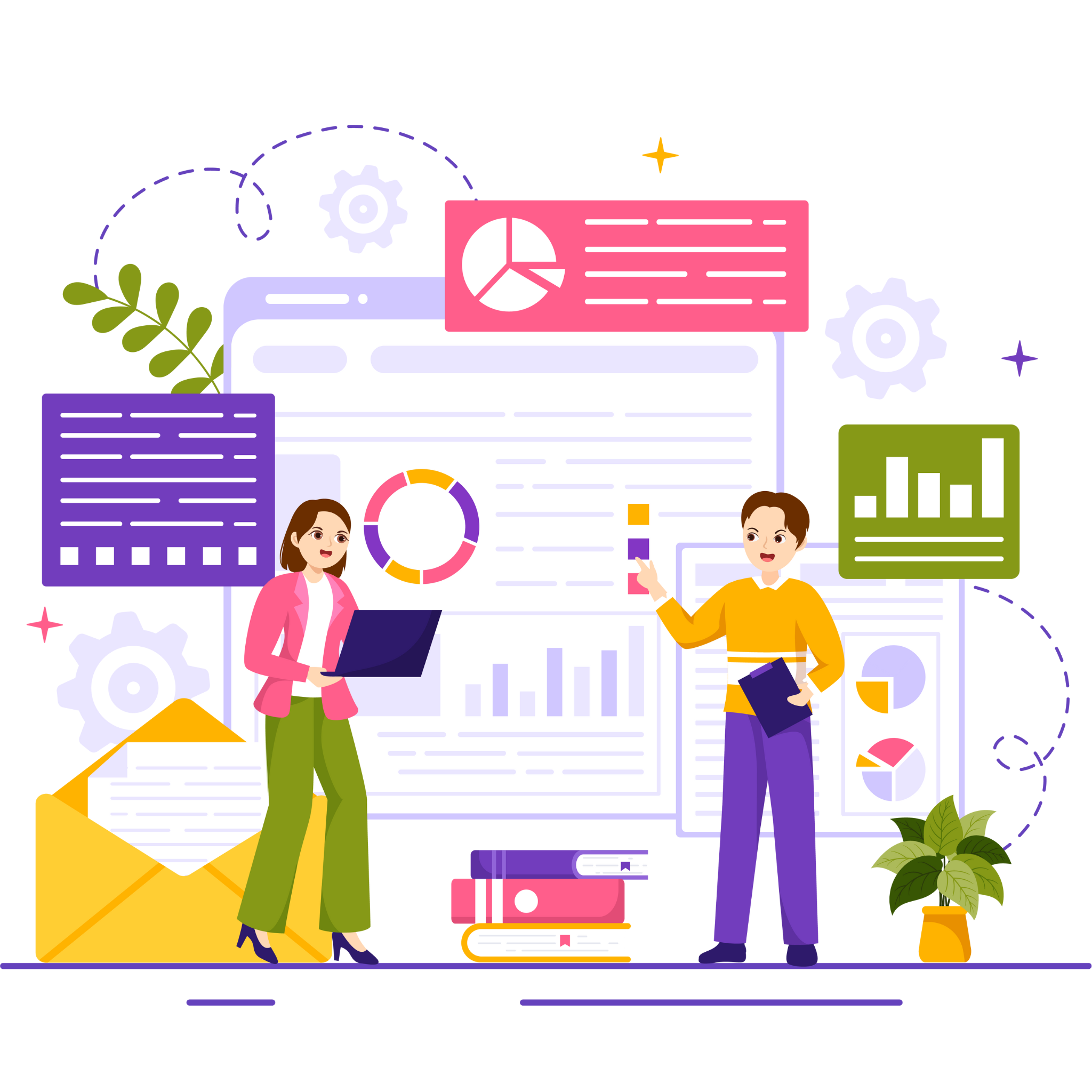 Dashboard Illustration